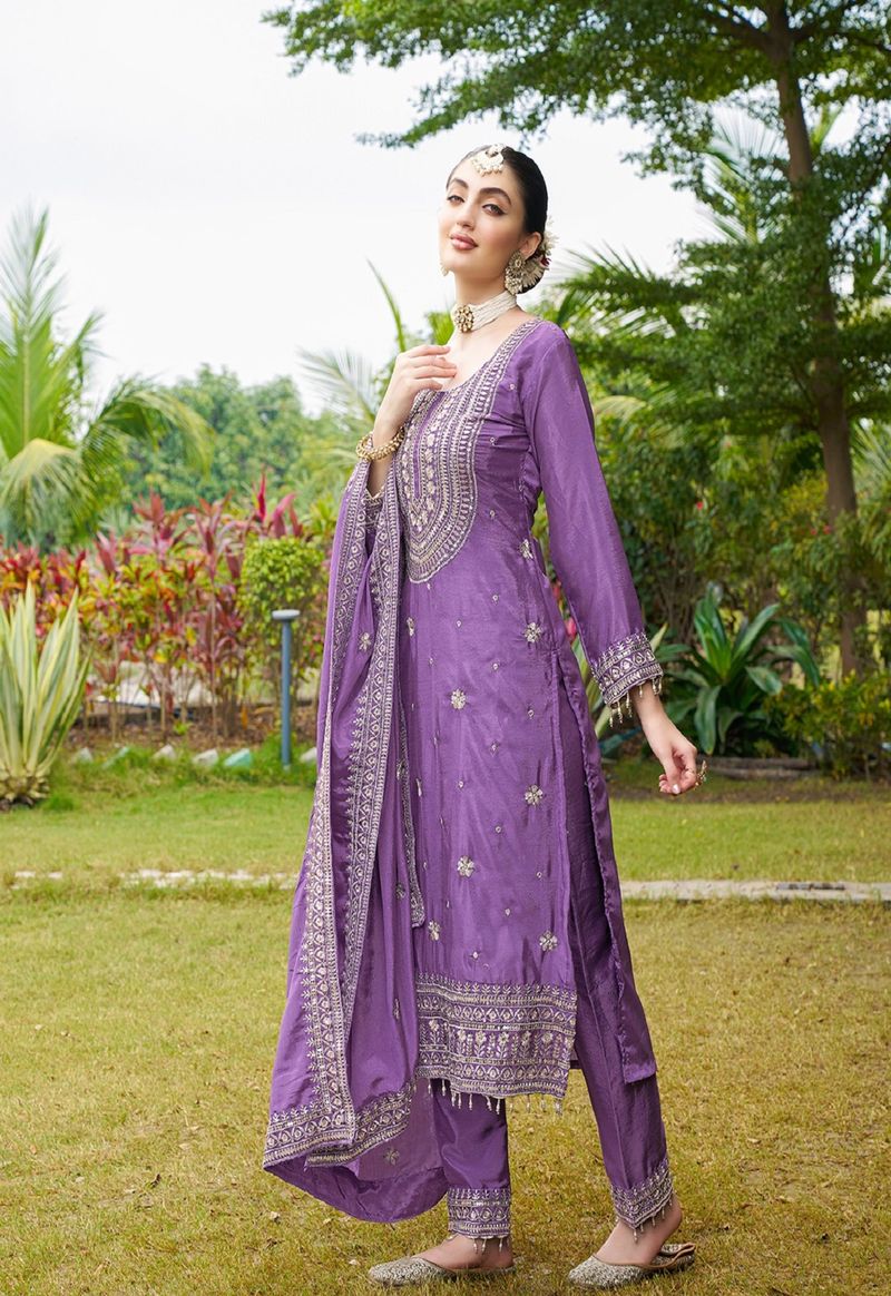 Latest Lehenga Suit With Sequence And Embroidery Work | Ready To Wear