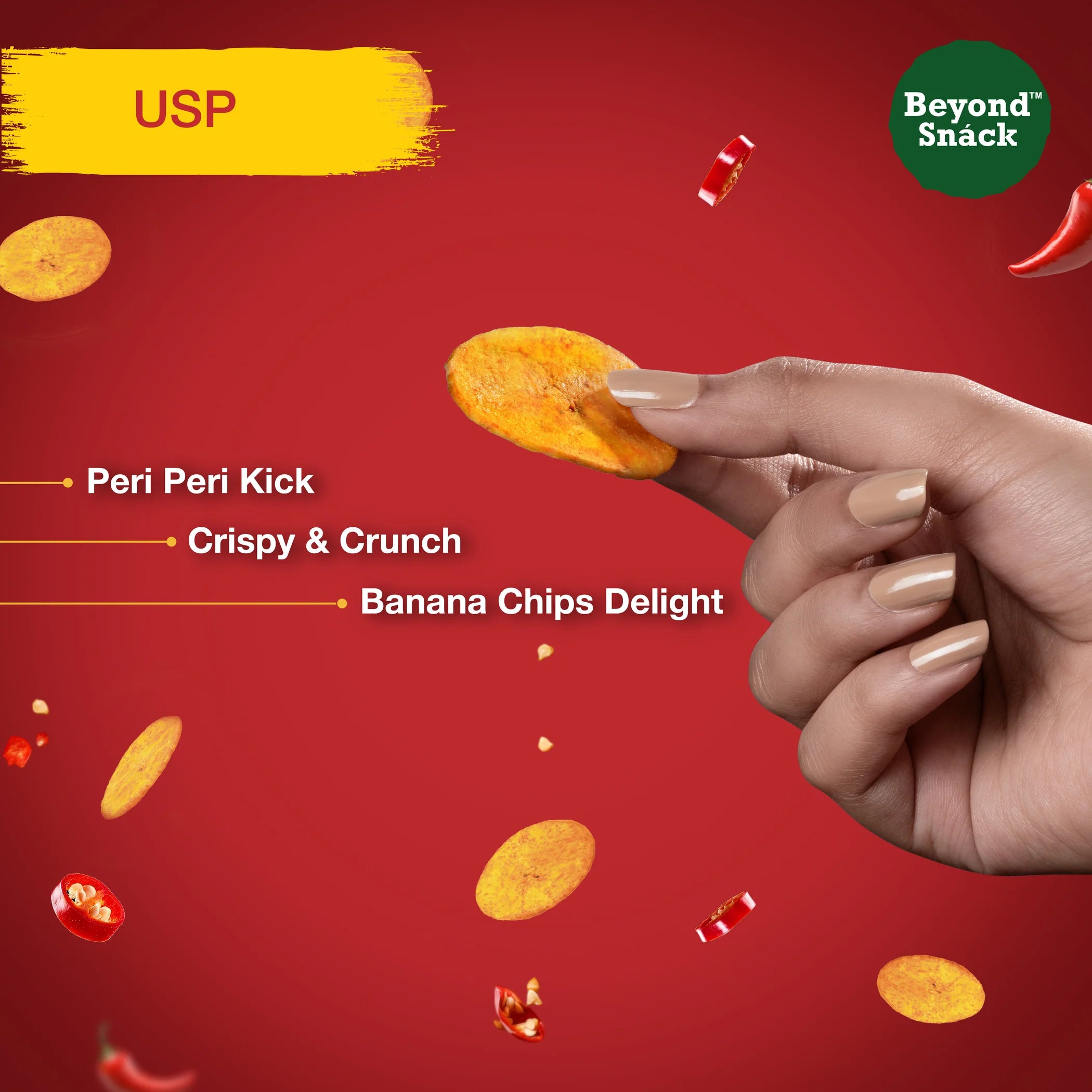 Beyond snack kerala Banana Chips peri peri 100 gms