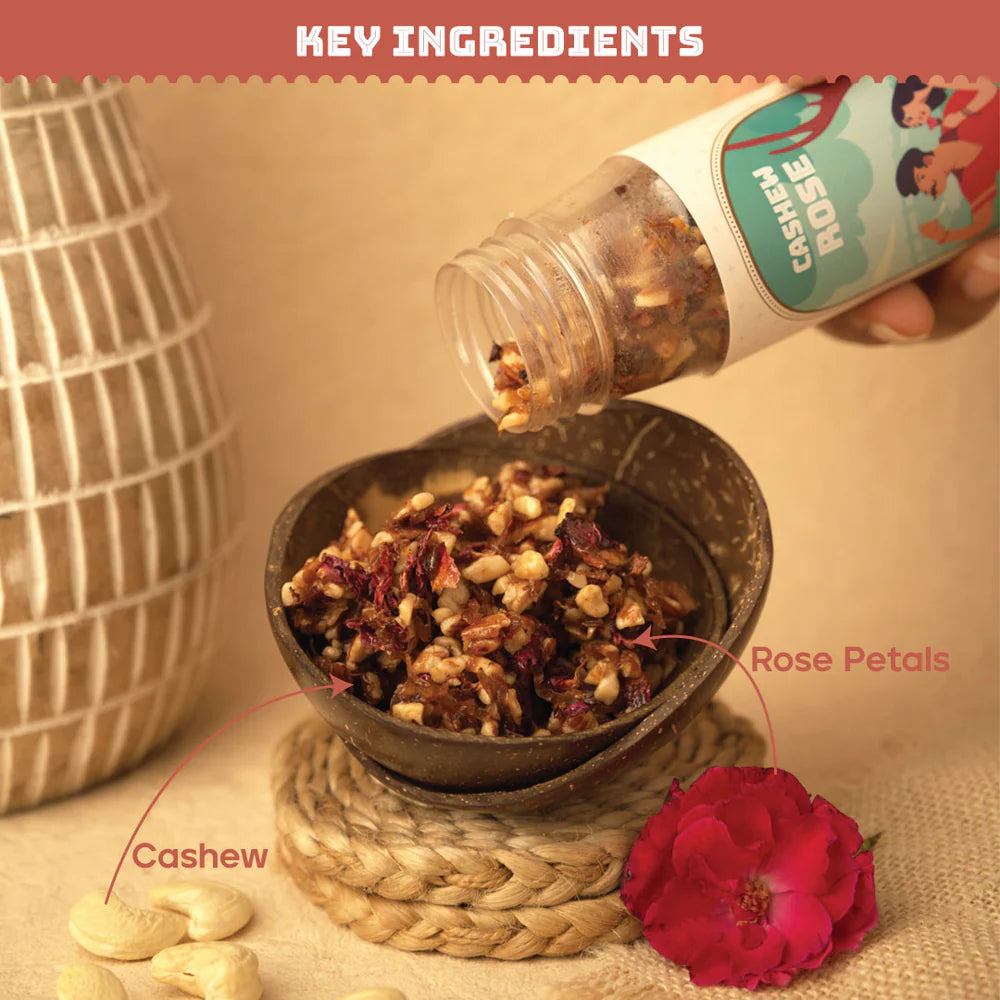 Joyspoon Cashew Rose Mukhwas | 200 gms