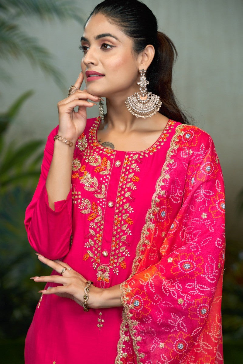 Pure Roman Beautiful Three Piece Suit Set | Ready To Wear