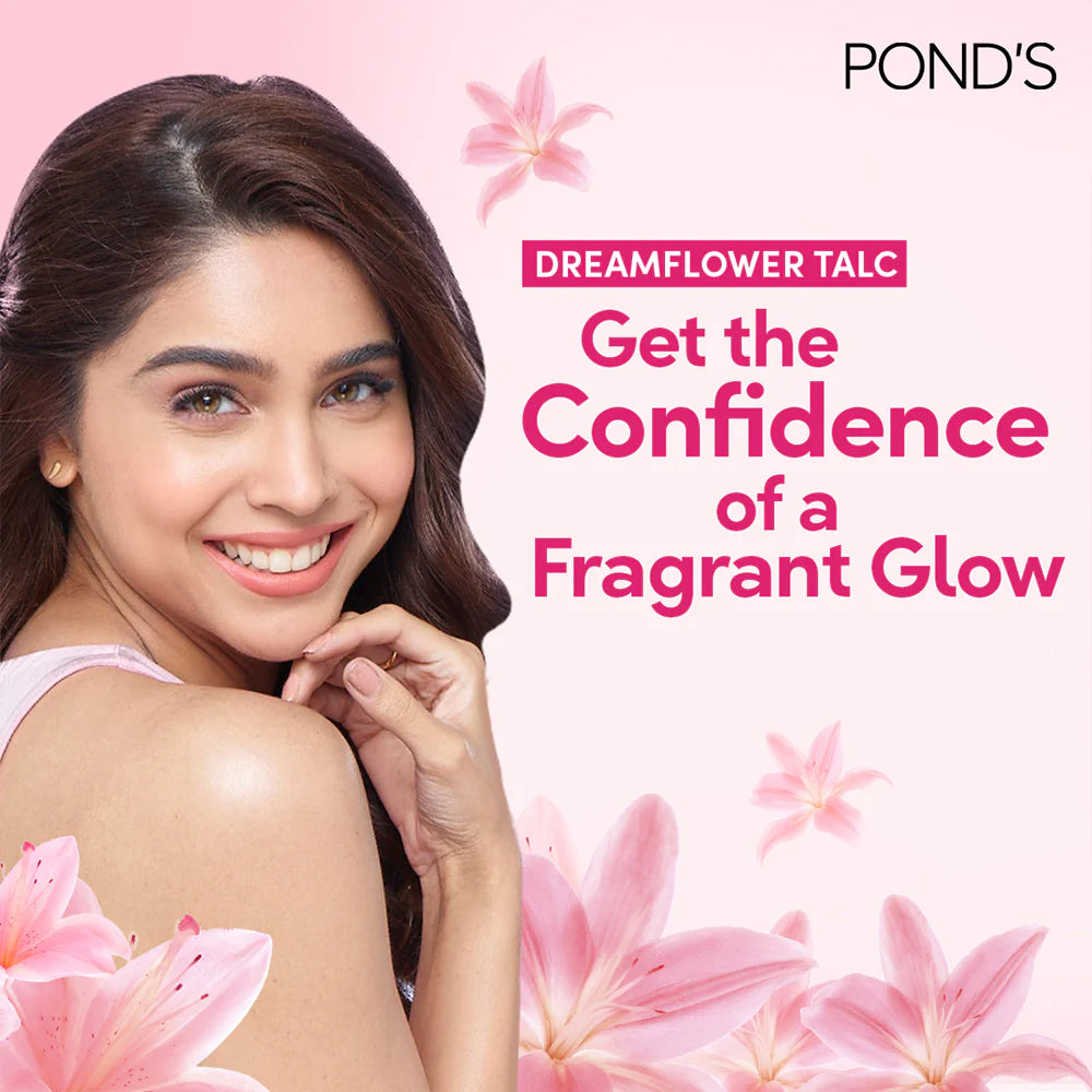 Pond's Dreamflower Fragrant Talcum Powder And Magic Freshness Talcum Powder Acacia Honey - Combo | 400 gms