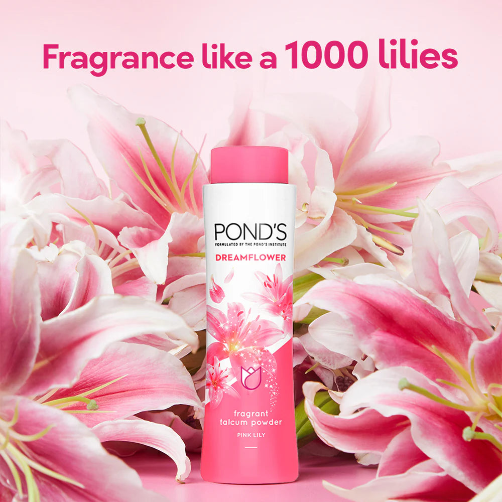 Pond's Dreamflower Fragrant Talcum Powder And Magic Freshness Talcum Powder Acacia Honey - Combo | 400 gms
