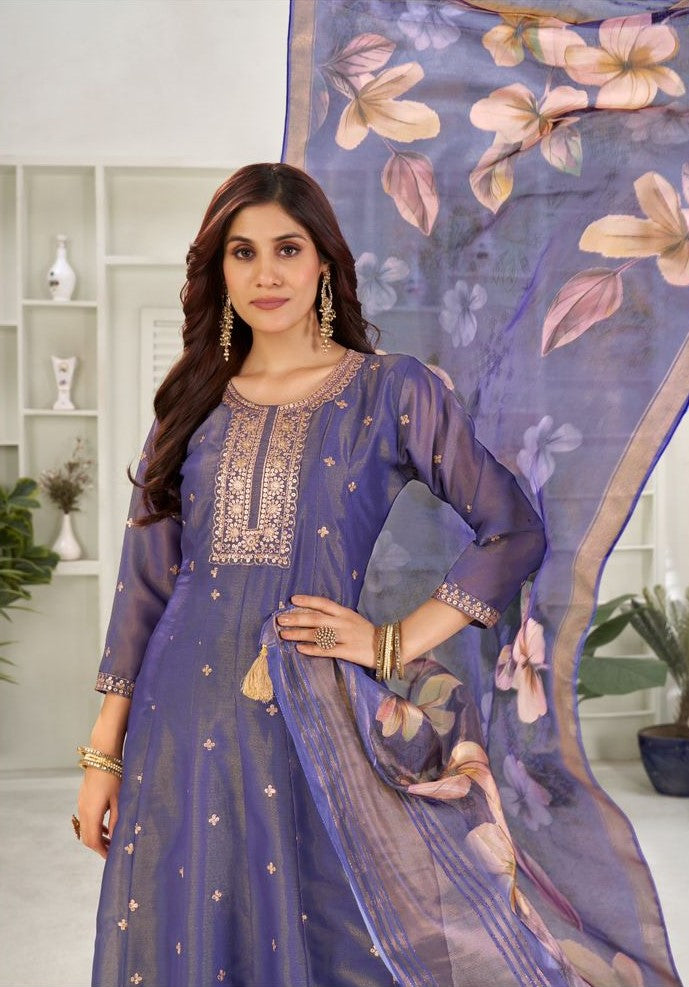 Super heavy and rich Pure Kasturi Gold Silk Suit Set Collection | Ready To Wear