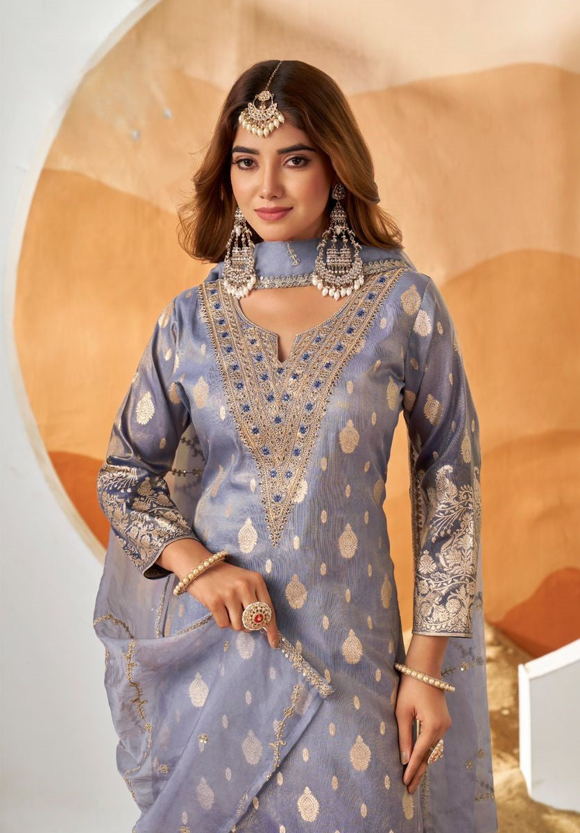 Super Heavy Suit Set With Dupatta | Ready To Wear