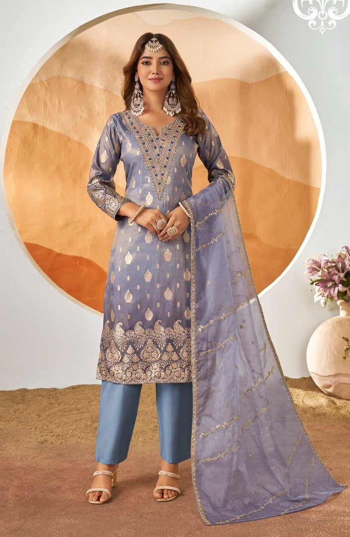 Super Heavy Suit Set With Dupatta | Ready To Wear
