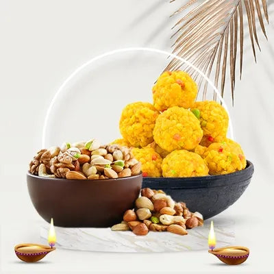Lovyam Sweets Dryfruit Boondi Ladoo | 500 gms