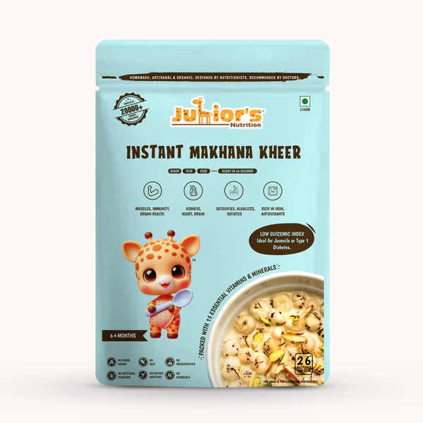 Junior's Nutrition Instant Makhana Kheer For Young Kids (6+ Months) | 500 gms