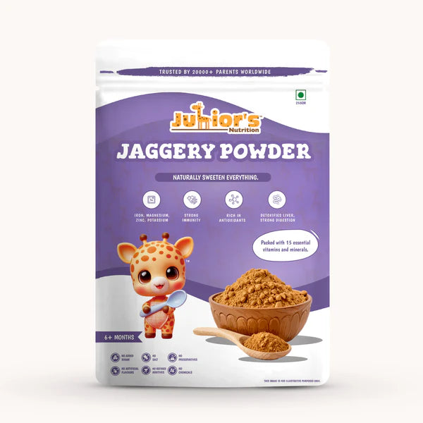 Junior's Nutrition Jaggery Powder For Young Kids (6+ Months) | 500 gms