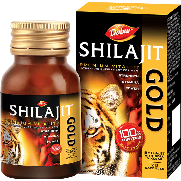 Dabur Shilajit Gold Capsules - 20 Capsules