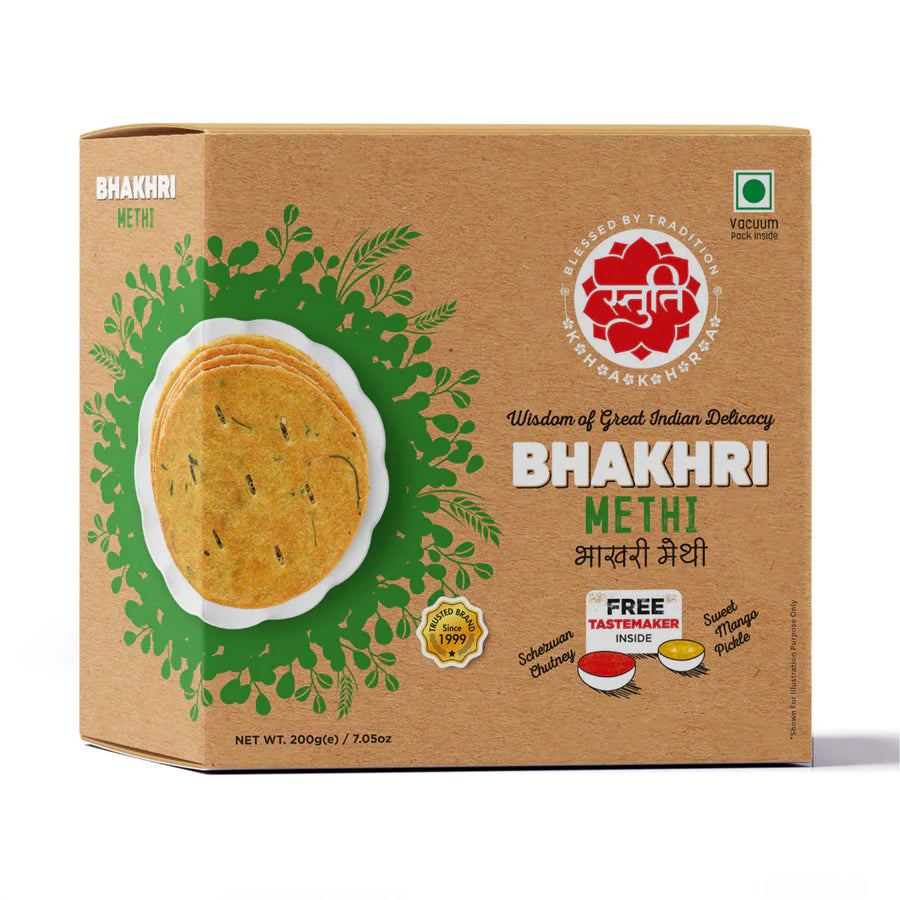 Stuti Methi Dry Bhakhri | 200 gms