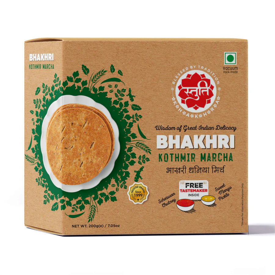 Stuti Kothmir Marcha Dry Bhakhri | 200 gms