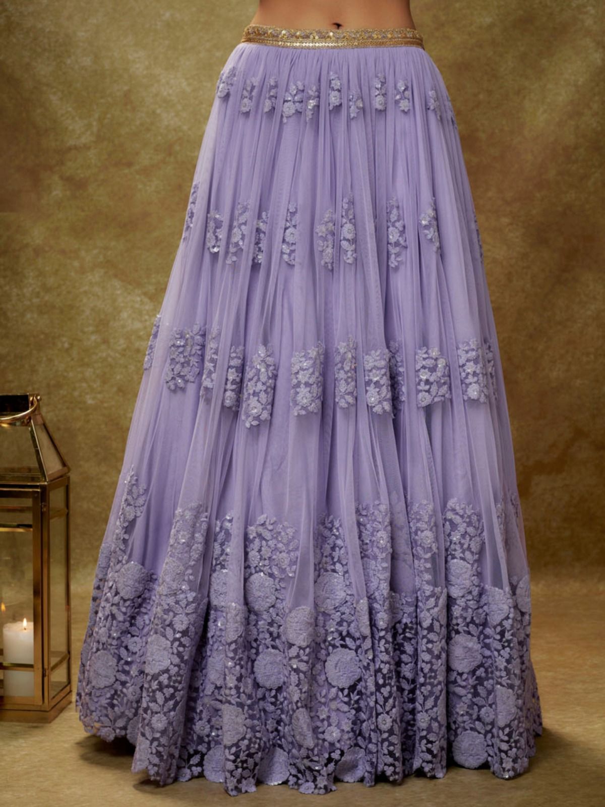 Luxury Lavender Designer Lehenga Choli | Ready To Wear