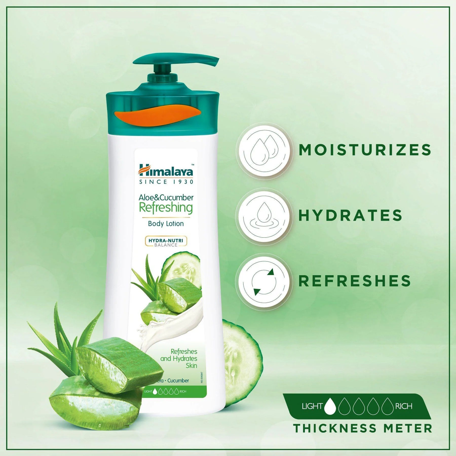 Himalaya Wellness Aloe Cucumber Refreshing Body Lotion | 400 ml