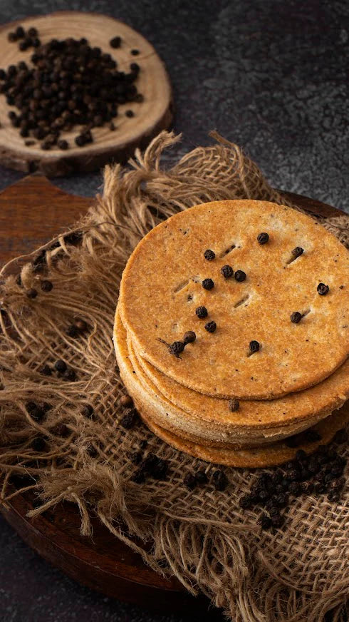 Kaant Foods Black Pepper Bhakhri | 200 gms