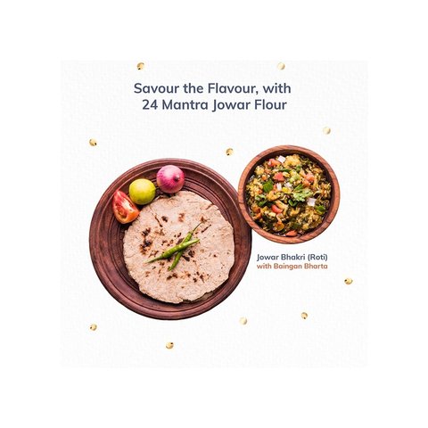 24 Mantra Organic Jowar Flour - 500 gms