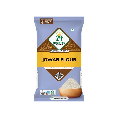 24 Mantra Organic Jowar Flour - 500 gms
