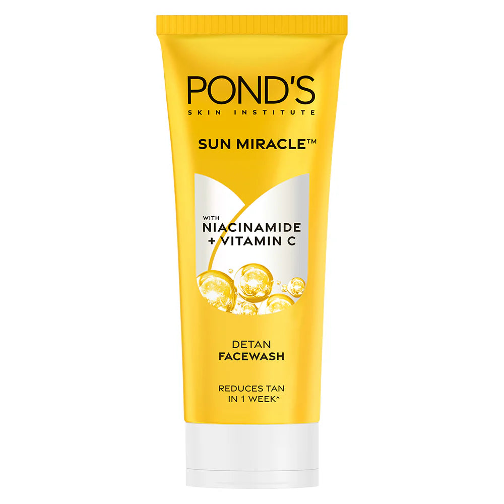 Pond's Detan Facewash With Vitamin C & Niacinamide - 100 gm