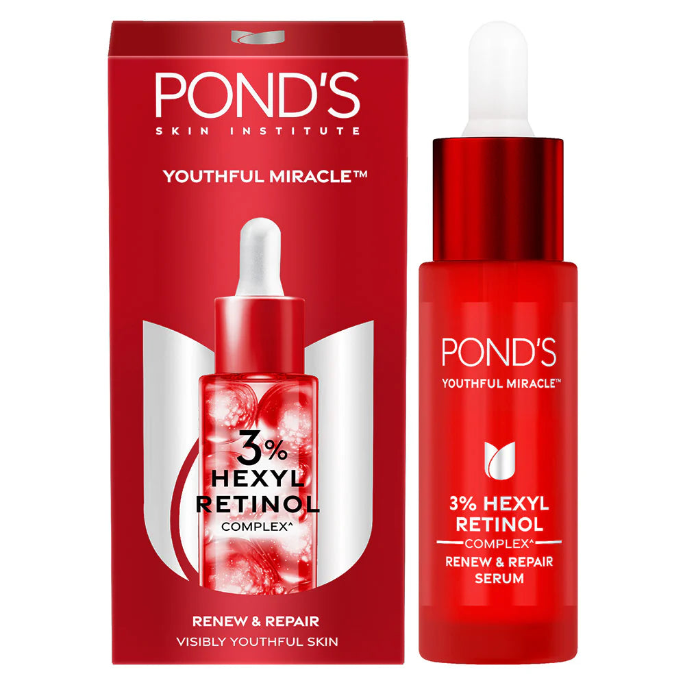 Pond's Youthful Miracle Hexyl Retinol, Renew & Repair Serum - 28 ml