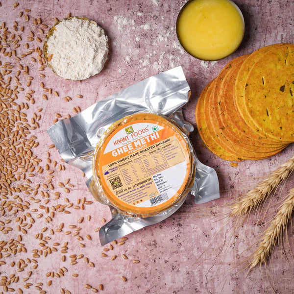 Kaant Foods Ghee Methi Bhakhri | 200 gms
