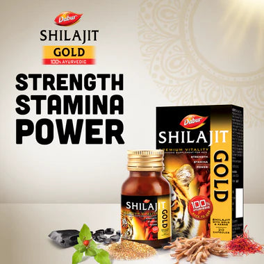 Dabur Shilajit Gold Capsules - 20 Capsules