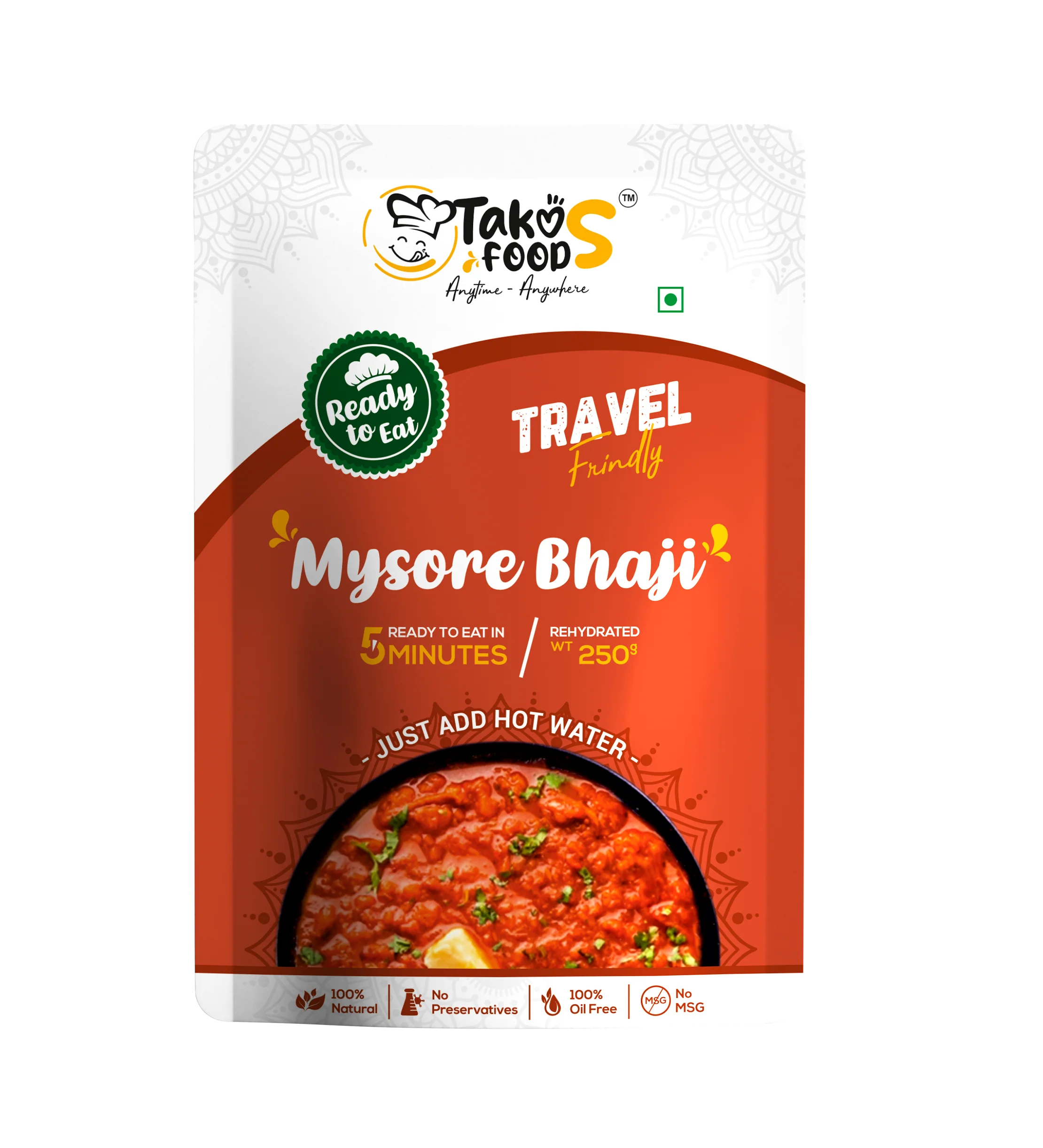 Takos Food Mysore Bhaji | Ready To Eat 250 gms