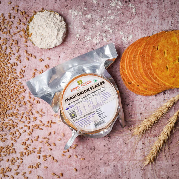 Kaant Foods Jwari Onion Flakes Bhakhri | 200 gms