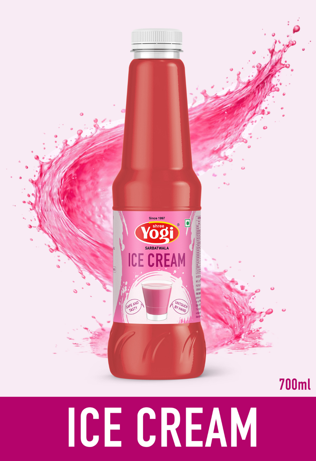 Shree Yogi Sharbatwala Ice Cream Syrup | 700 ML