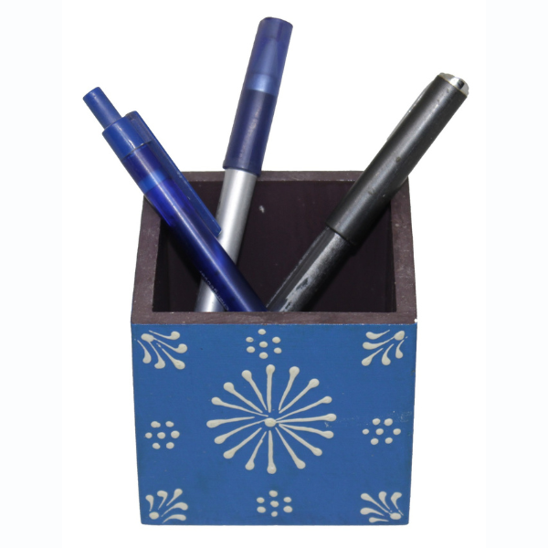 Wooden Pencil Stand | Pen Stand - India shopping