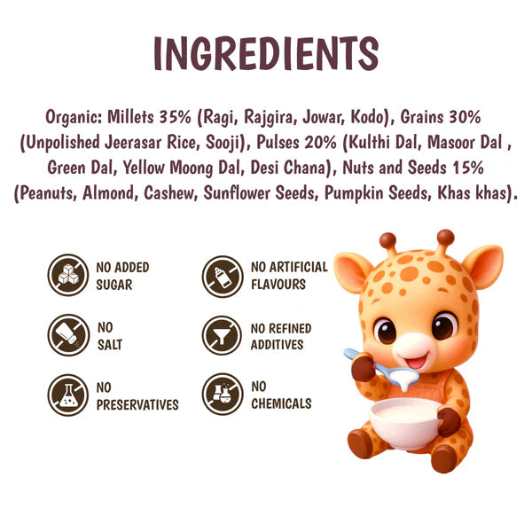Junior's Nutrition Sathumaavu Mix For Young Kids (6+ Months) | 400 gms