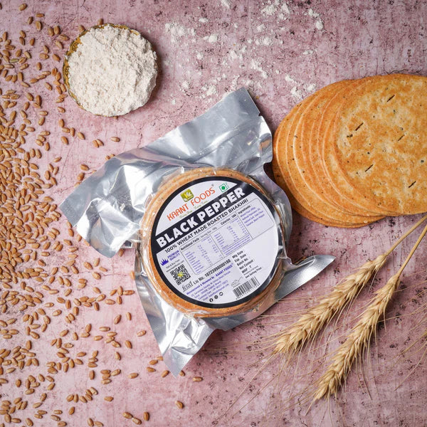 Kaant Foods Black Pepper Bhakhri | 200 gms