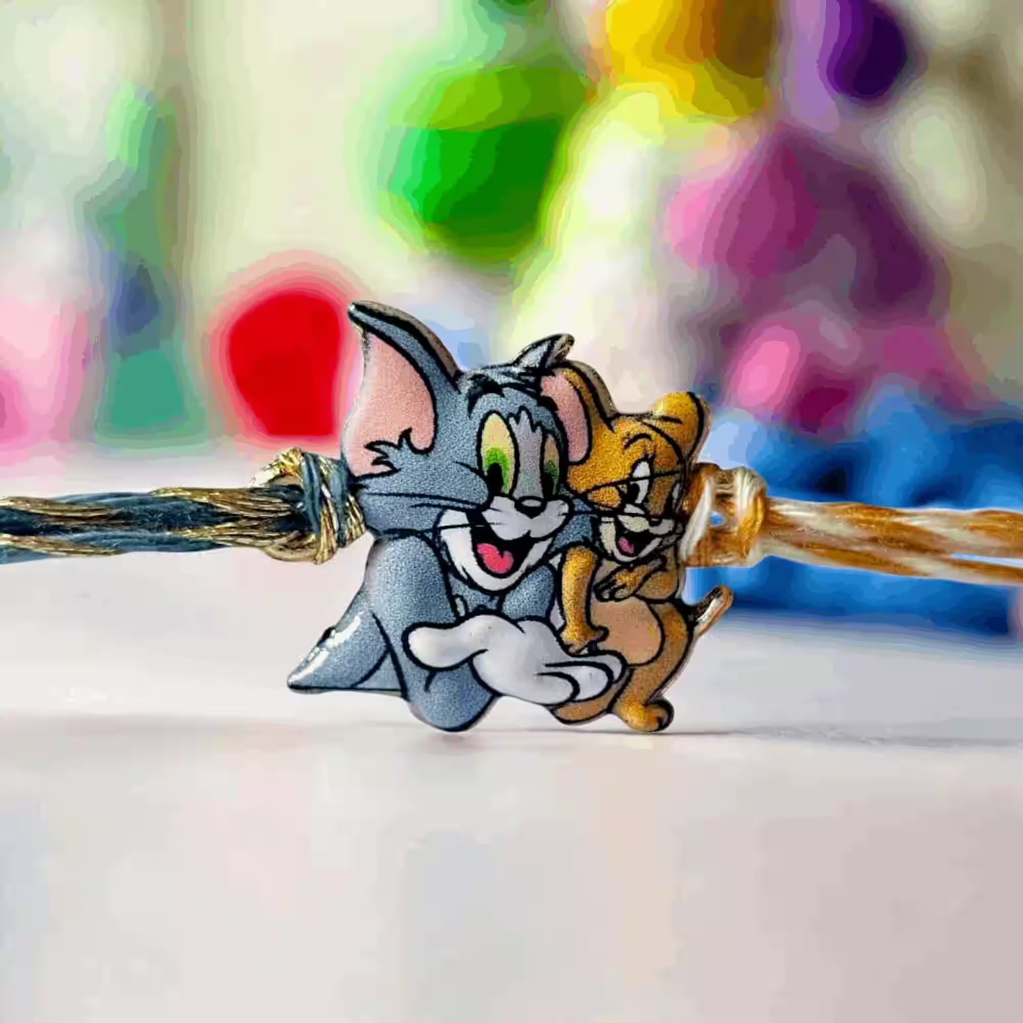 Fun Tom and Jerry Rakhi for Brothers Set of 2