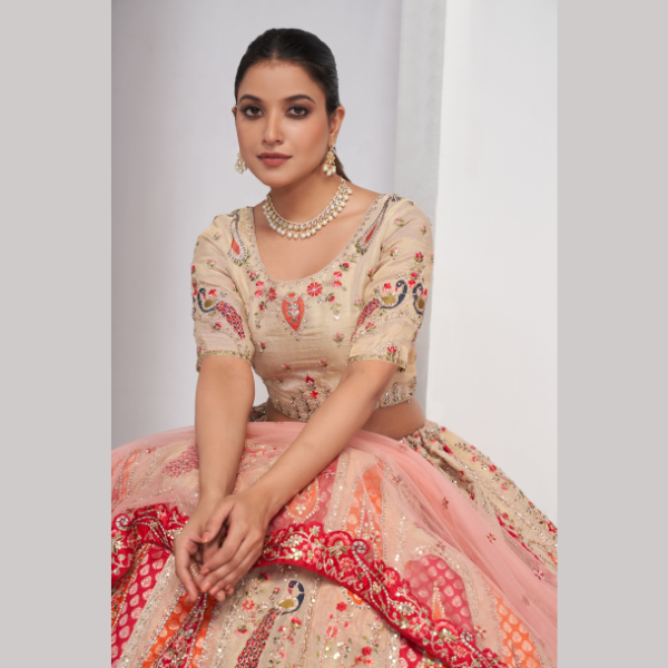 Pasely Motifs Beautiful Peacock Embroidered Bridal Lehenga Choli Set Lehenga Choli | Oct 2024 - India shopping