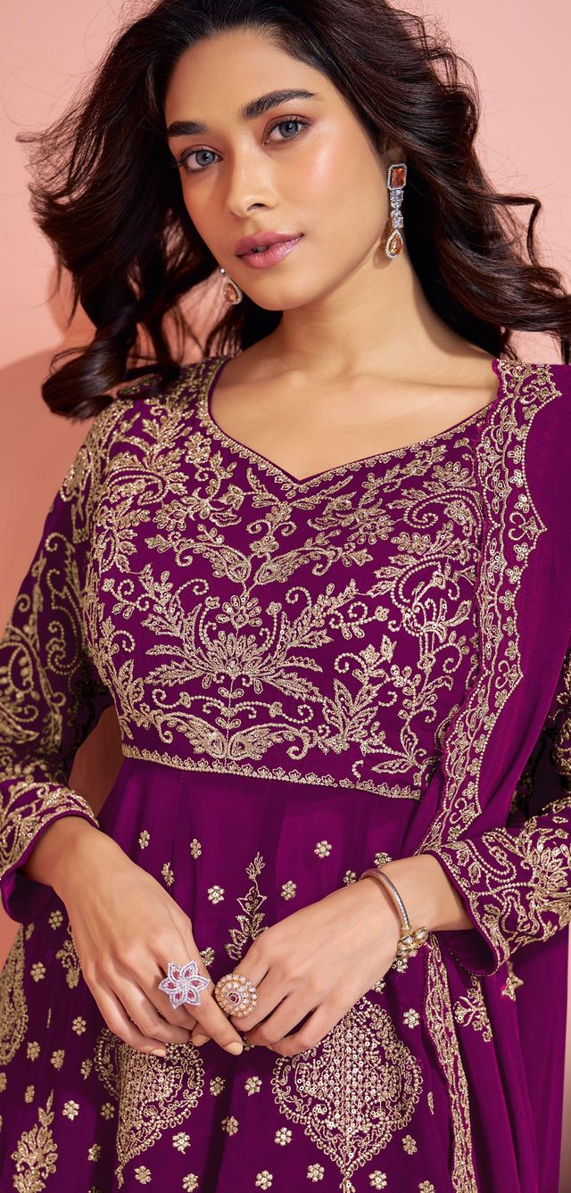 Traditional Suit With Embroidery Work | Ready To Wear