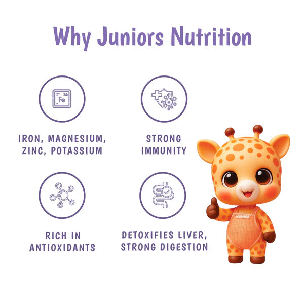 Junior's Nutrition Jaggery Powder For Young Kids (6+ Months) | 500 gms