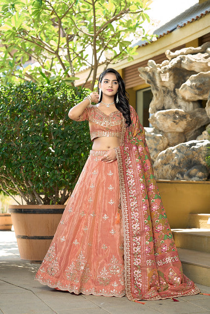 New Beautiful Lehenga Choli | Ready To Wear Code-5054