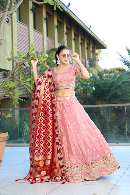 Most Beautiful Lehenga Choli | Ready To Wear Code-5055
