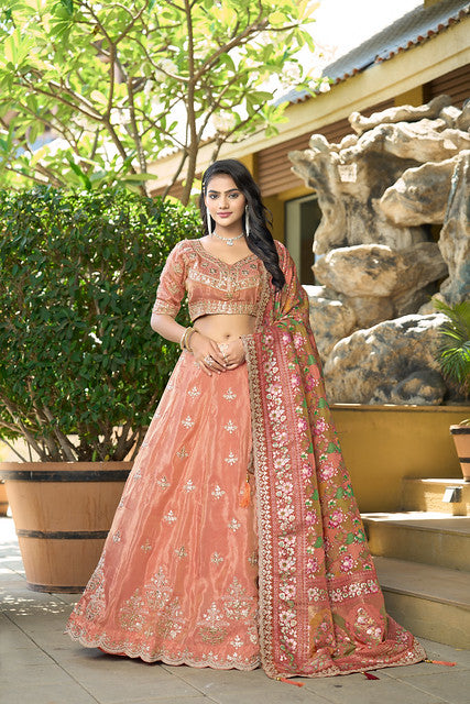 New Beautiful Lehenga Choli | Ready To Wear Code-5054