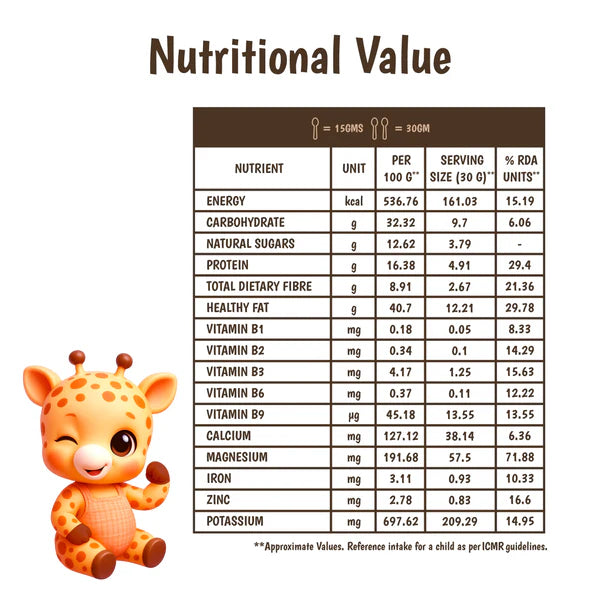 Junior's Nutrition Dry Fruit Powder For Young Kids (9+ Months) | 500 gms
