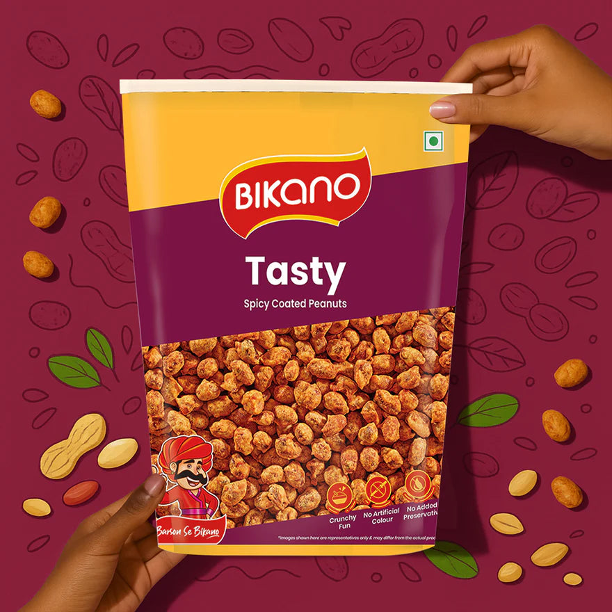 Bikanervala Bikano Tasty Spicy Coated Peanuts | 400 gms