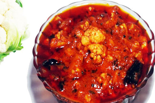 Tenali Ruchulu Cauliflower Avakaya Pickle -500 gms