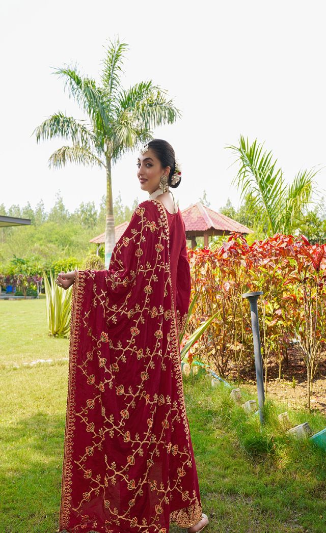 Traditional Lehenga Suit With Sequence And Embroidery Work | Ready To Wear