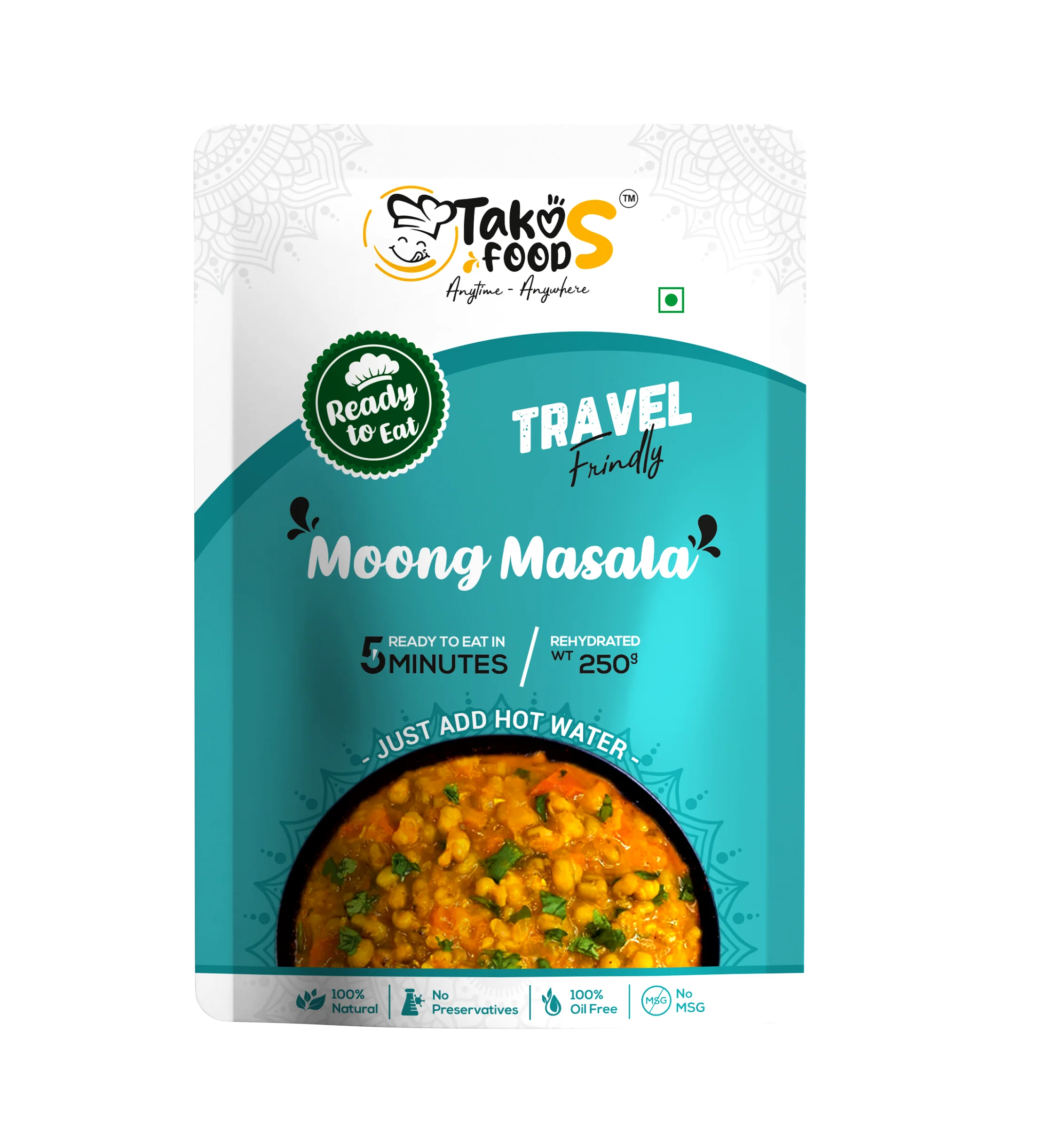 Takos Food Moong Masala | Ready To Eat 250 gms