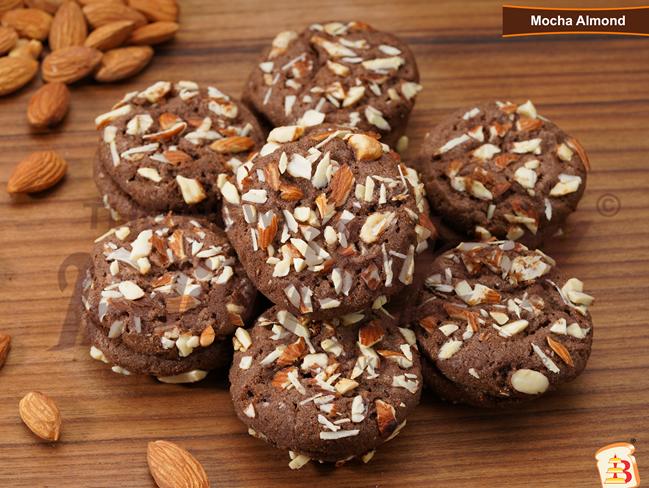The New India Bakery Mocha Almond Cookies | 500 gms