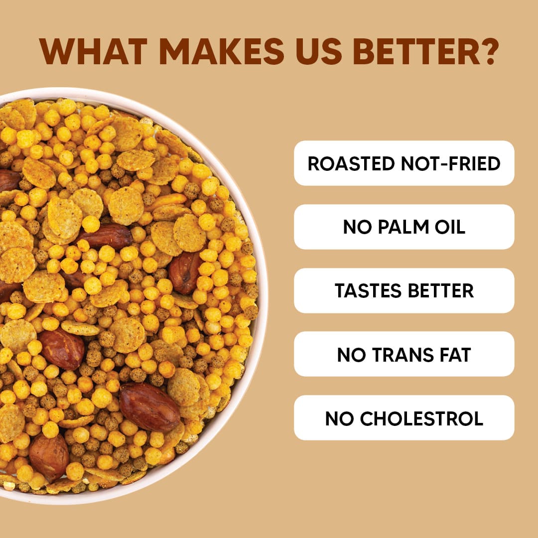 Eat Better Co Millet Namkeen - Mango Achaari - 4 Packets (4 x 100 grams) - 400 gms