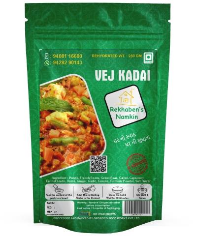 Rekhaben's Namkeen Veg Kadai | Ready To Eat 90 gms