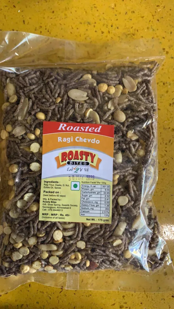 Ganesh Gruh Udyog Roasted Ragi Chevda - 175 gms