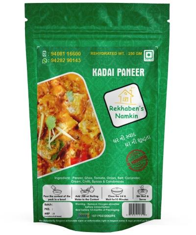 Rekhaben's Namkeen Kadai Paneer | Ready To Eat 95 gms