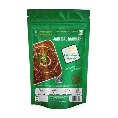 Rekhaben's Namkeen Jain Dal Makhni | Ready To Eat 80 gms