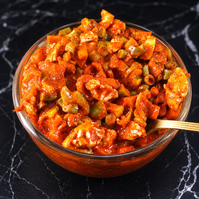 Tenali Ruchulu Mixed Veg Pickle -500 gms