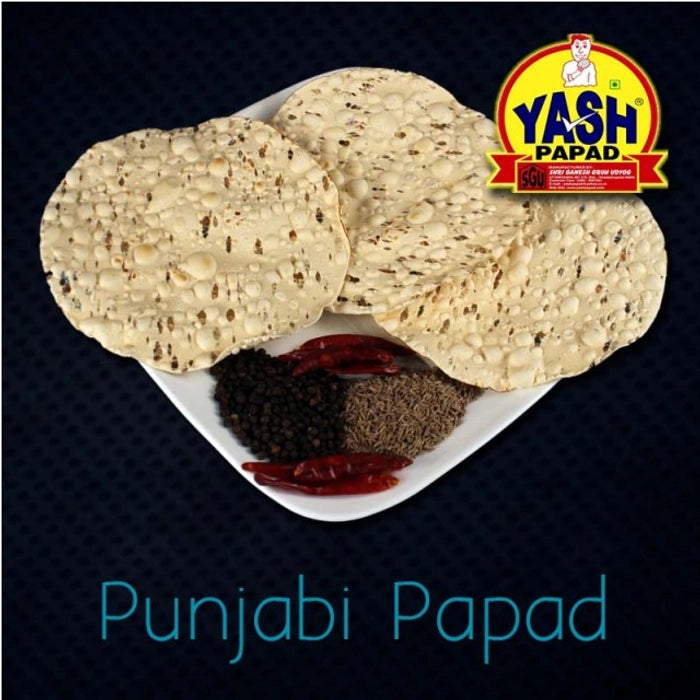 Yash Punjabi Extra Spicy Papad | 400 Gms